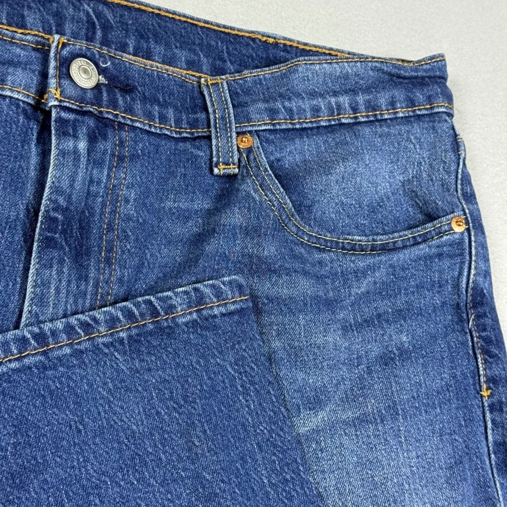Levis 511 Slim Fit Jeans Mens 38x30 Medium Wash Denim Blue Pants